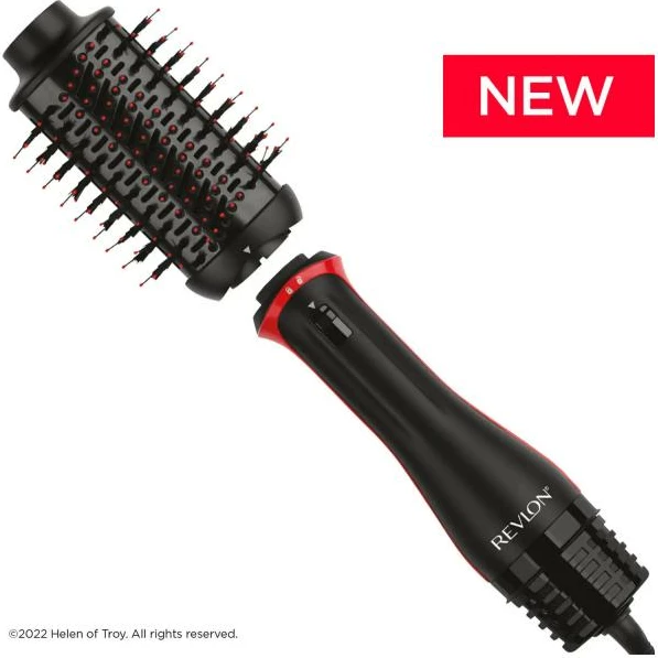 Tharëse flokësh dhe volumizues One-Step, Revlon One-Step Plus RVDR5298E, e zezë