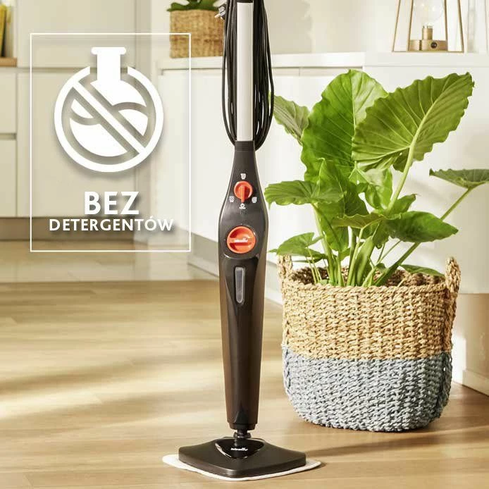 Mop me avull Vileda Steam Plus 1550W 0.40L kabllo 6m, i zi
