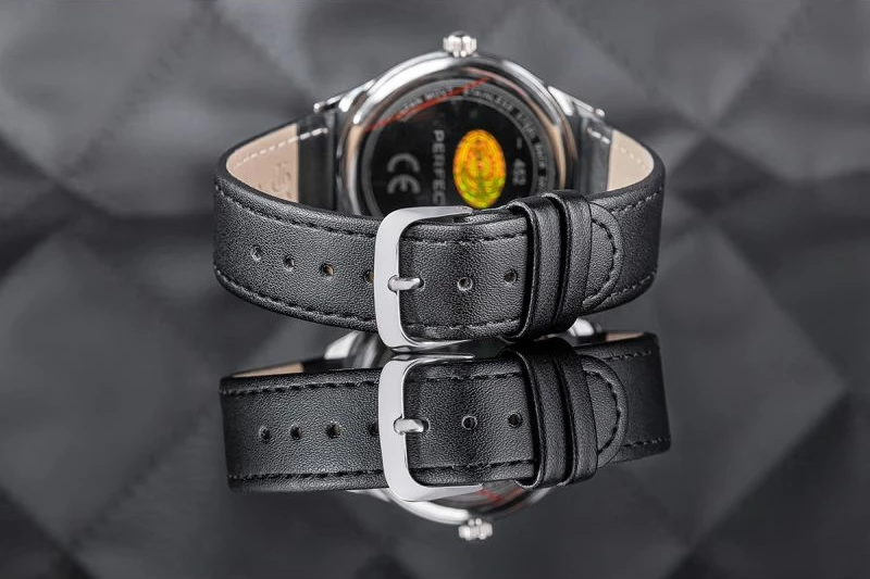 Orë dore për meshkuj PERFECT GXB452-04, e zezë