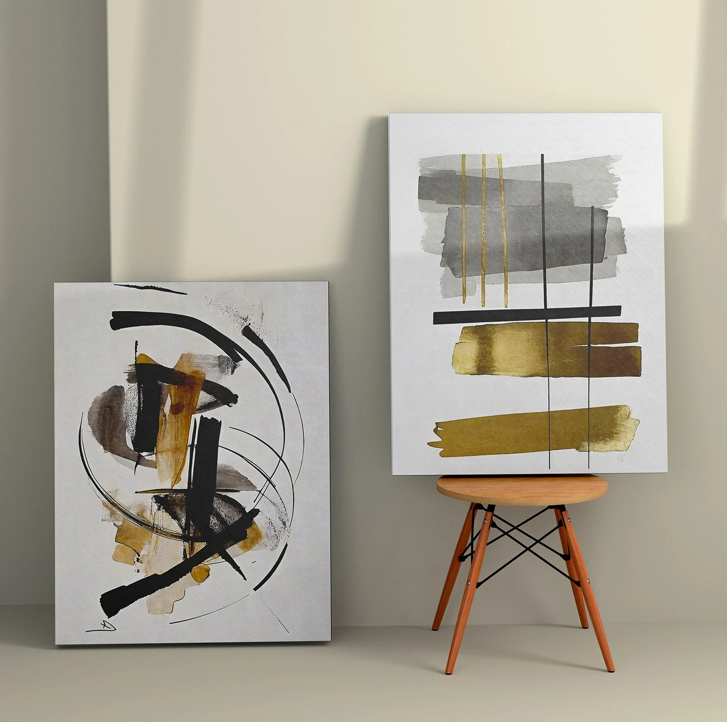 Pikturë dekorative në kanavacë (2 copë), Wallity, 2KNV4350, 50x70cm