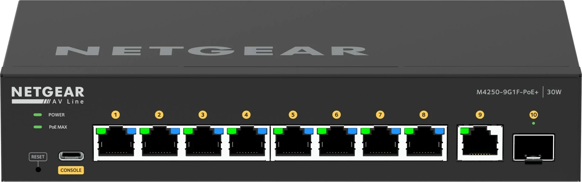 Switch NETGEAR GSM4210PD-100EUS, 8x1G PoE+ 110W, i zi