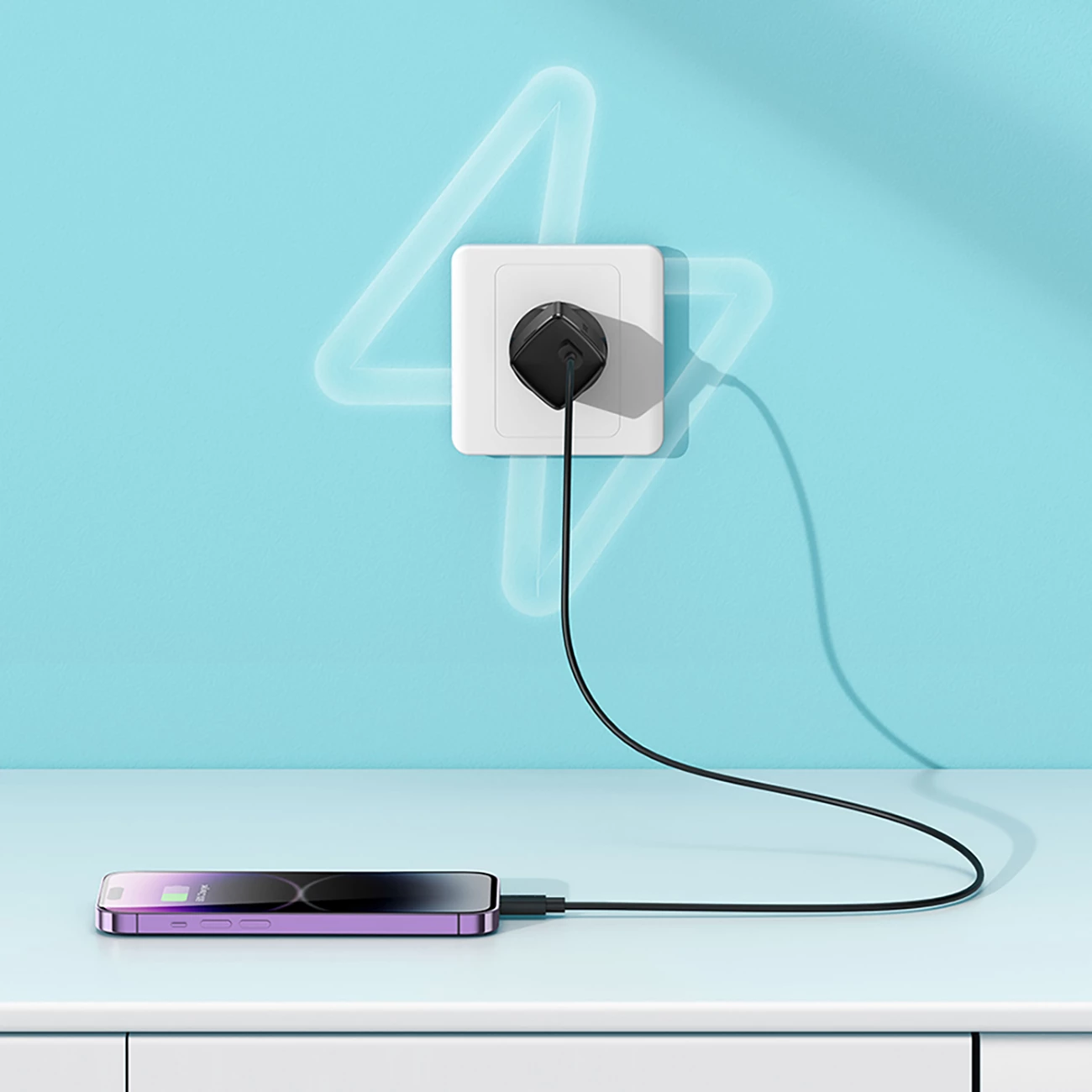 Karikues muri Baseus Cube Pro 30W, USB-C, i zi