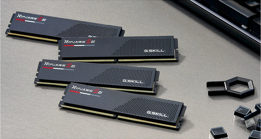 RAM Memorje G.Skill Ripjaws S5 32GB (2x16GB) DDR5, 6000MHz, CL30, e zezë