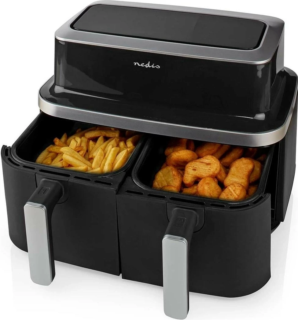 Fryer pa yndyrë Nedis KAAF320, 8L, 2 shporta, e zezë