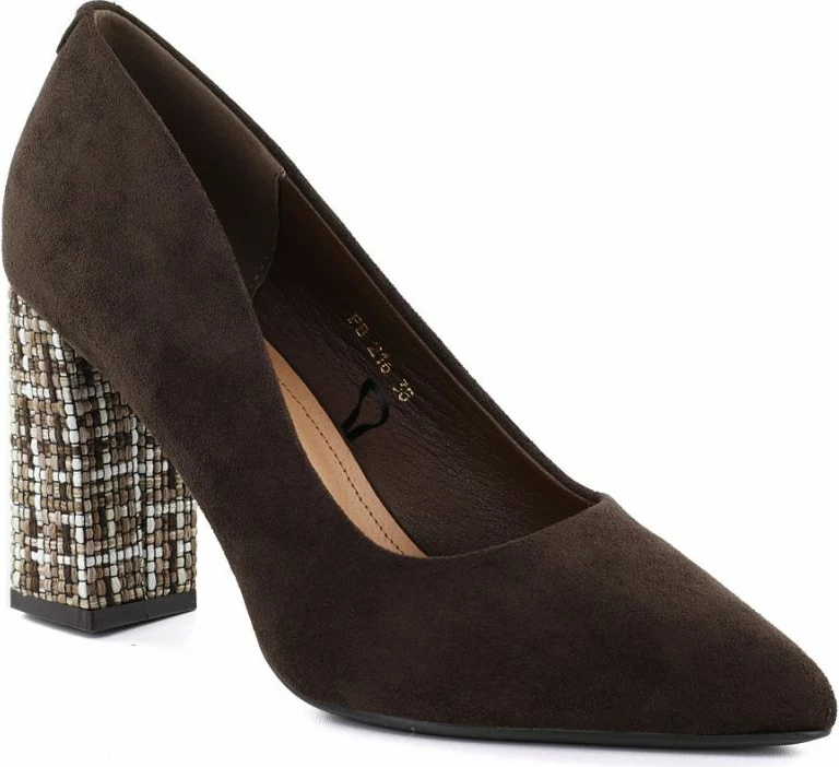 Këpucë elegante femrash LEONE Sergio Leone PB216, çokollatë