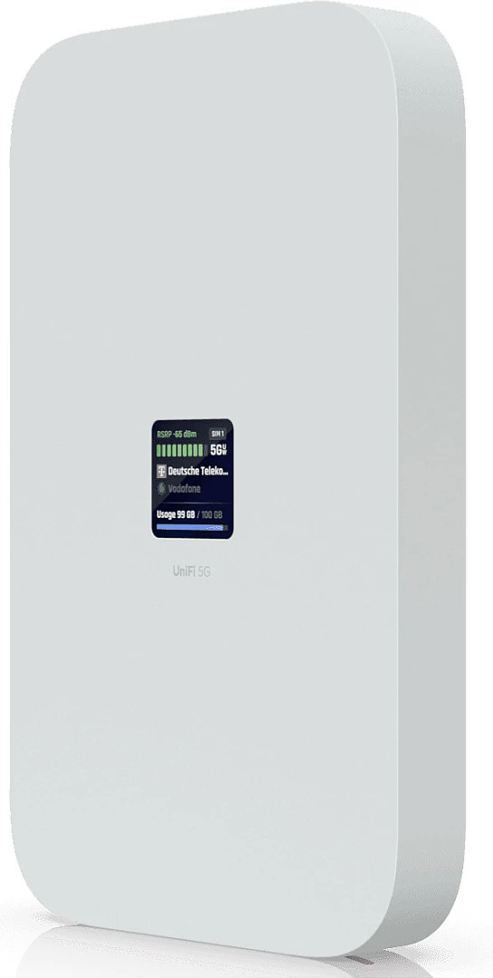 Modem 5G Ubiquiti UniFi 5G Max, 2.5GbE, PoE, Dual SIM/eSIM, i bardhë