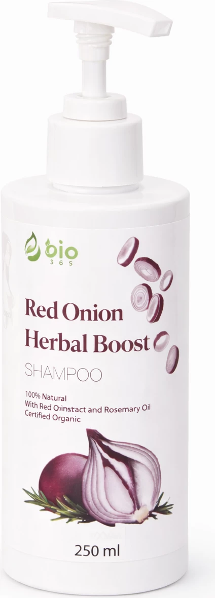 Shampon Qepe e kuqe dhe Rozmarine Bio365, 250ml