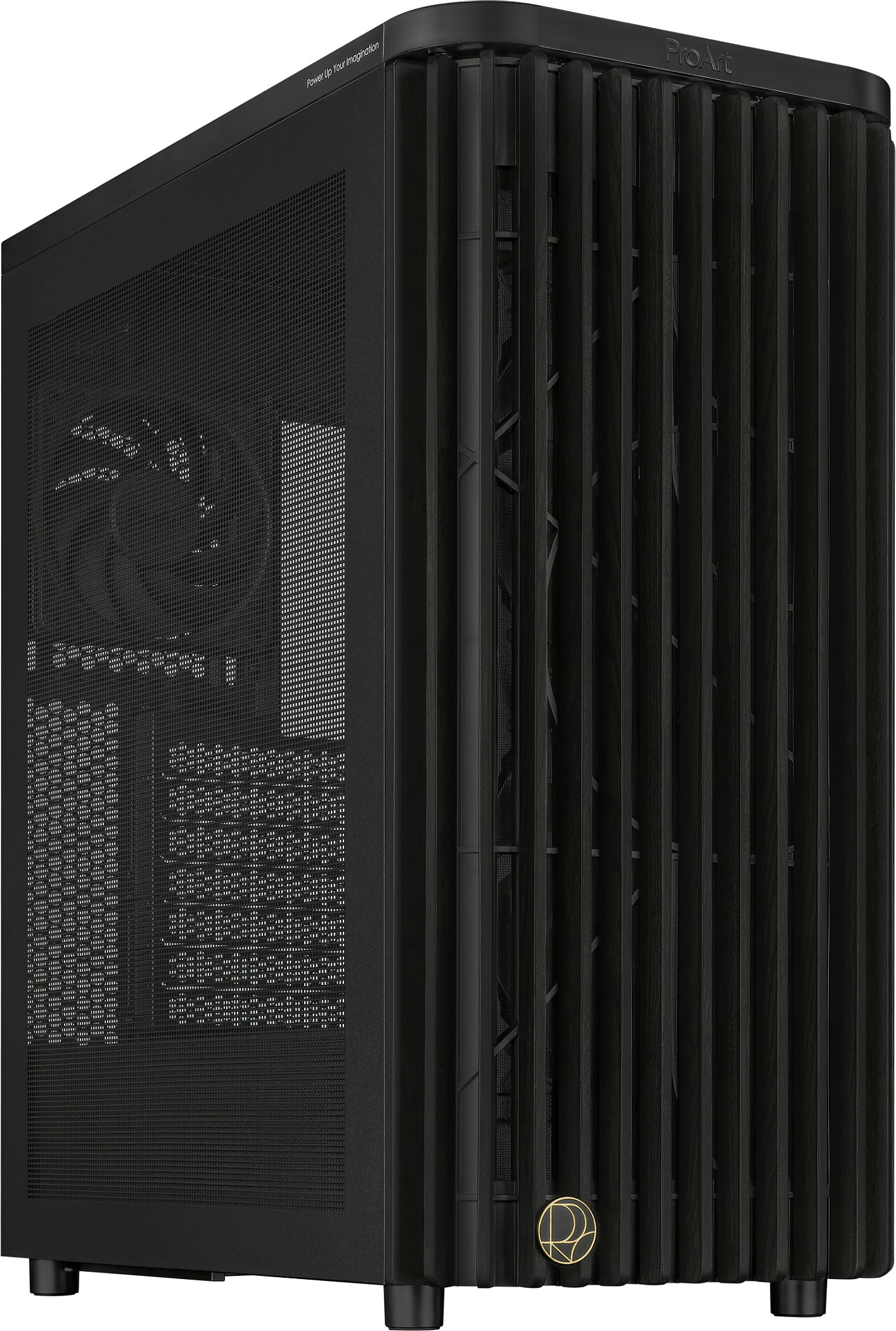 Kasë ASUS ProArt PA401 Wood Mesh PWM, ATX, e zezë