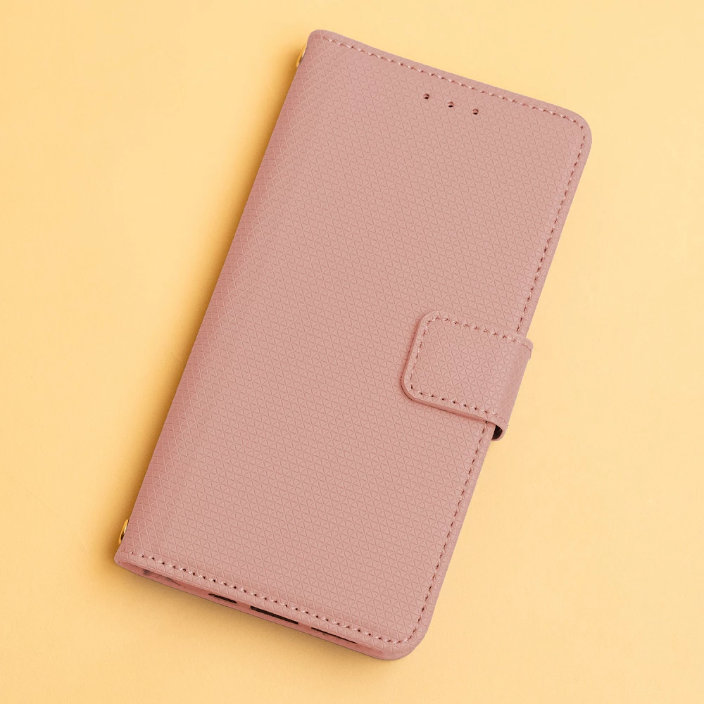 Mbështjellës flip wallet ONASI Neo Wallet për Honor 400 Lite, me magnet, stand, 2 slote karta, rozë