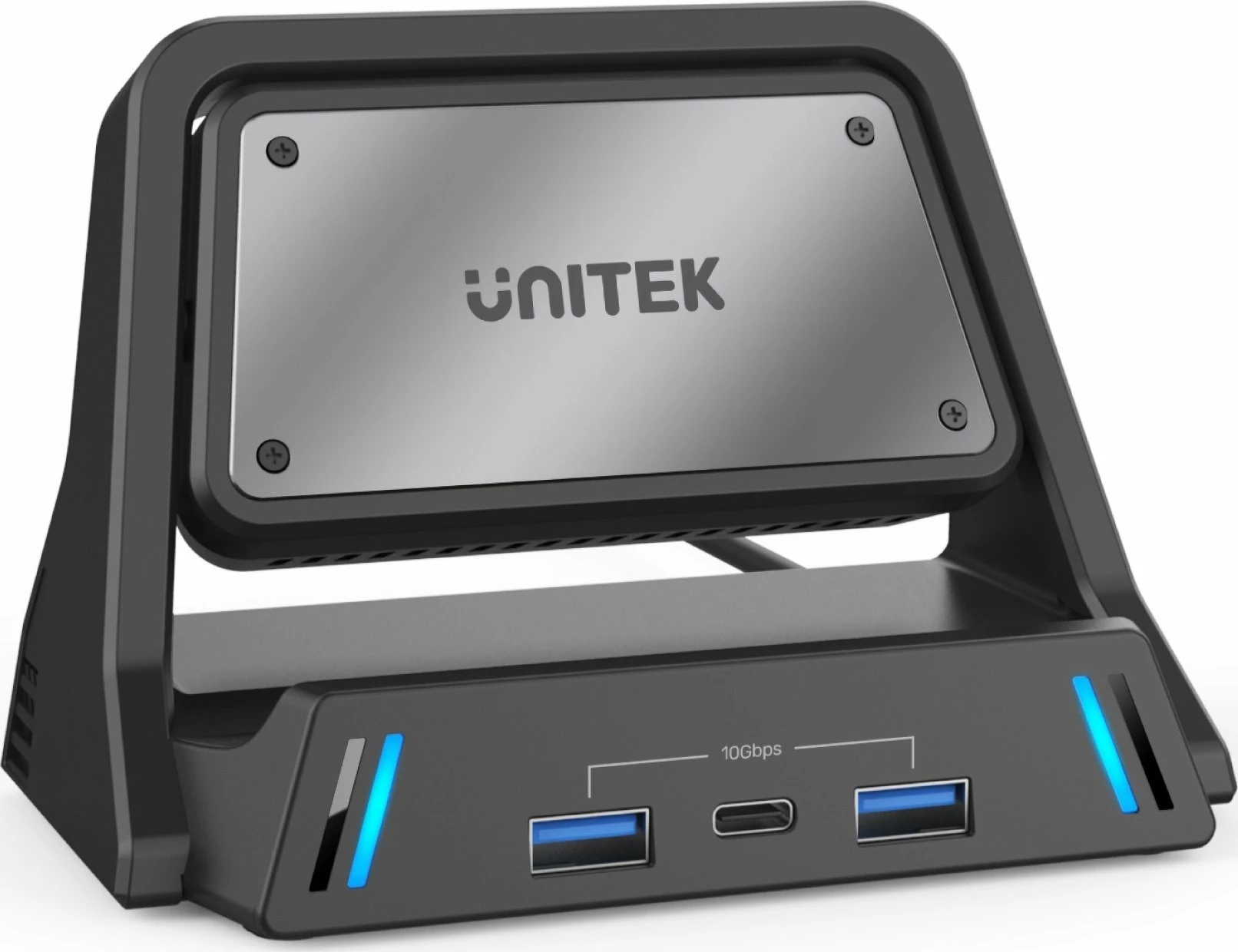 Stacion dokimi ftohës Unitek Cooling Dock Pro D1097A 100W 8K USB-C, i zi