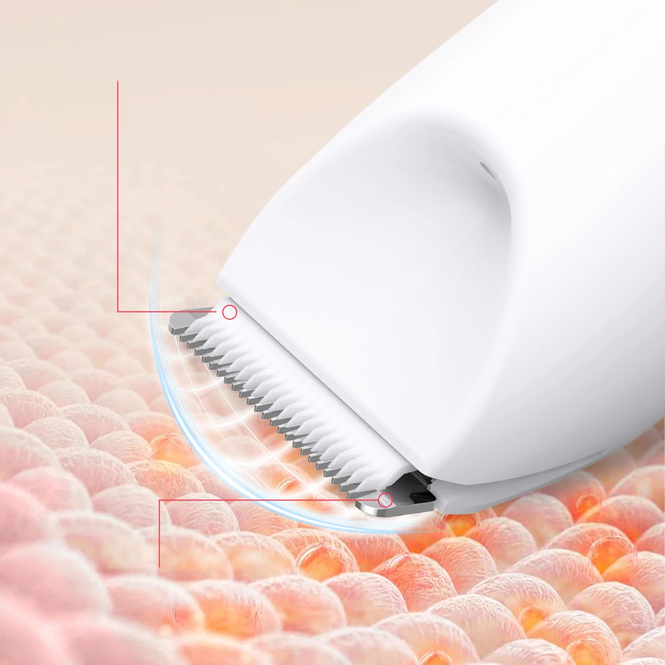 Makinë rroje MAXGROOM M-9082 (RFCD-9082) 2-në-1 për trup dhe fytyrë, 600mAh, USB-C, IPX7, dritë LED, set me koka zëvendësuese/krehra/kabllo, e bardhë