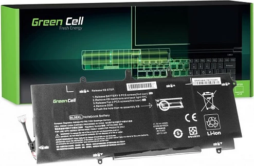 Bateri laptopi Green Cell për HP EliteBook Folio 1040 G1/G2, 3100mAh 42Wh, e zezë