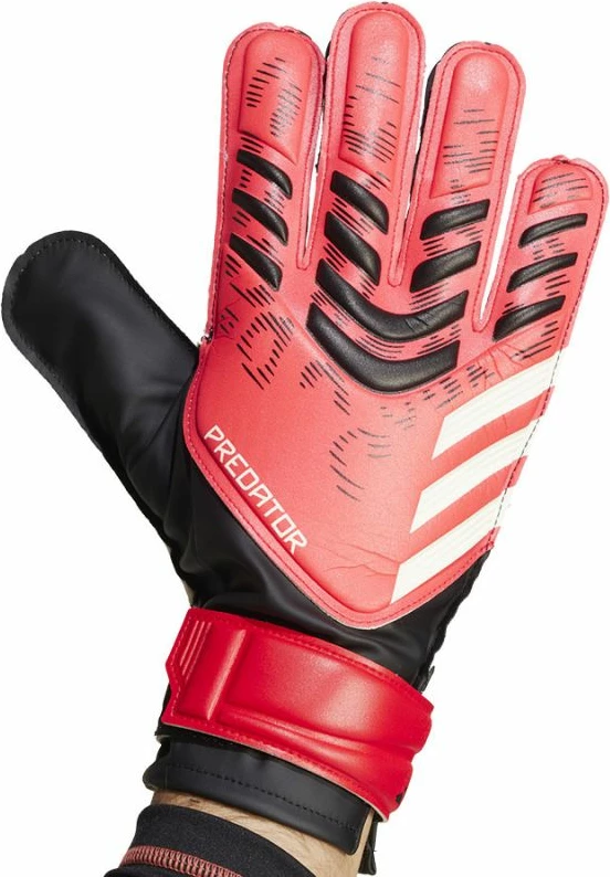 Dorëza portieri adidas për meshkuj, të bardha dhe të kuqe [Madhësia: 9.5]