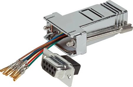 Adapter serial EFB Elektronik DB-9 (F) femër, me kapak metalik