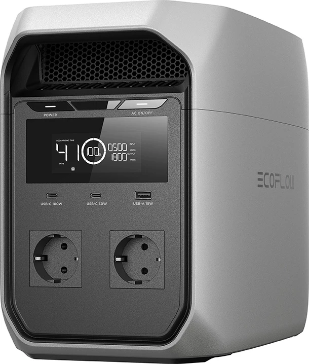 Stacion energjie portativ EcoFlow DELTA 3 Classic 1024Wh 1800W, gri