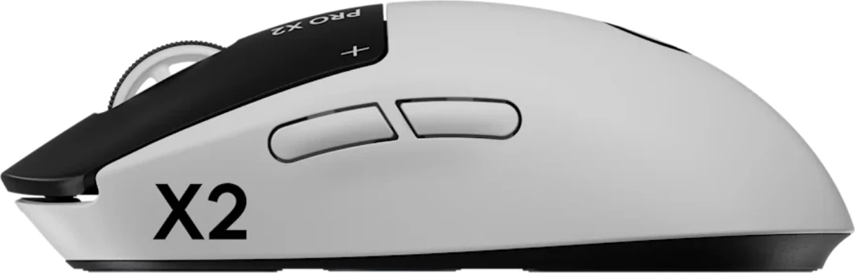 Maus Logitech G PRO X2 SUPERSTRIKE, i bardhë/zi