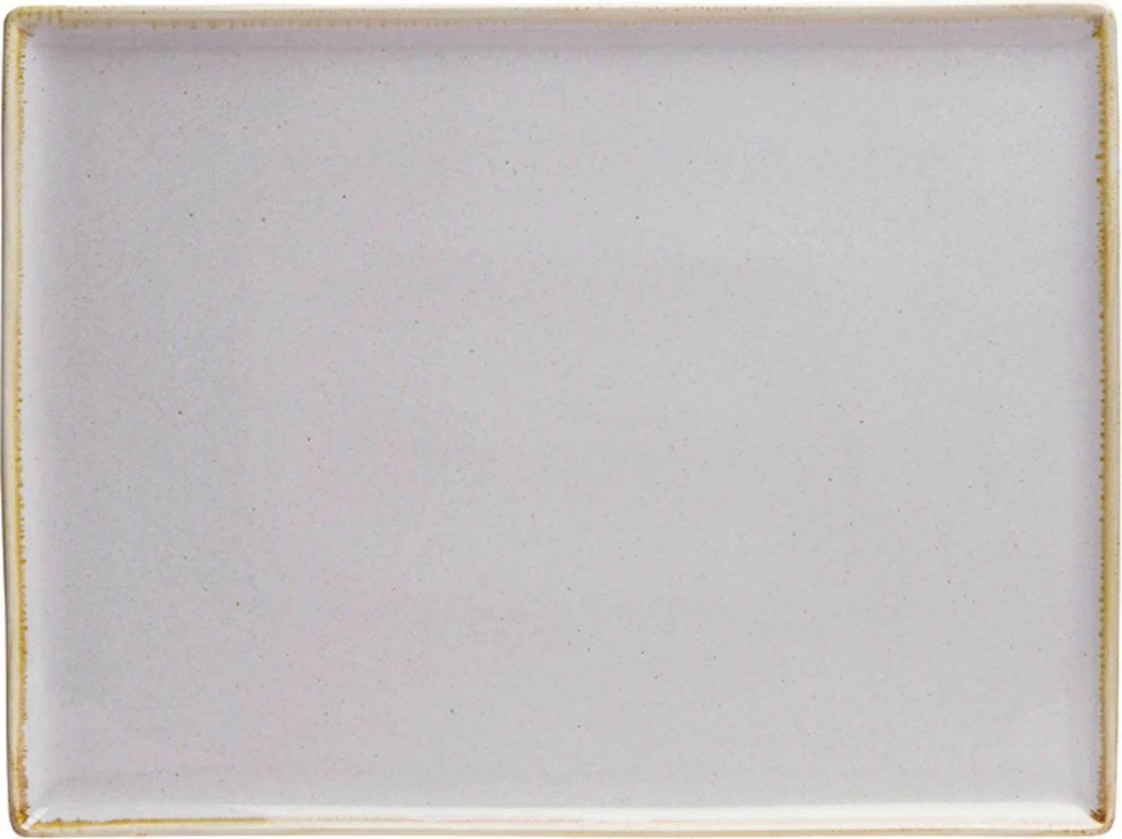 Tabaka drejtkëndore Porland Seasons Ashen 350x260 mm, gri e çelët, set 6 copë