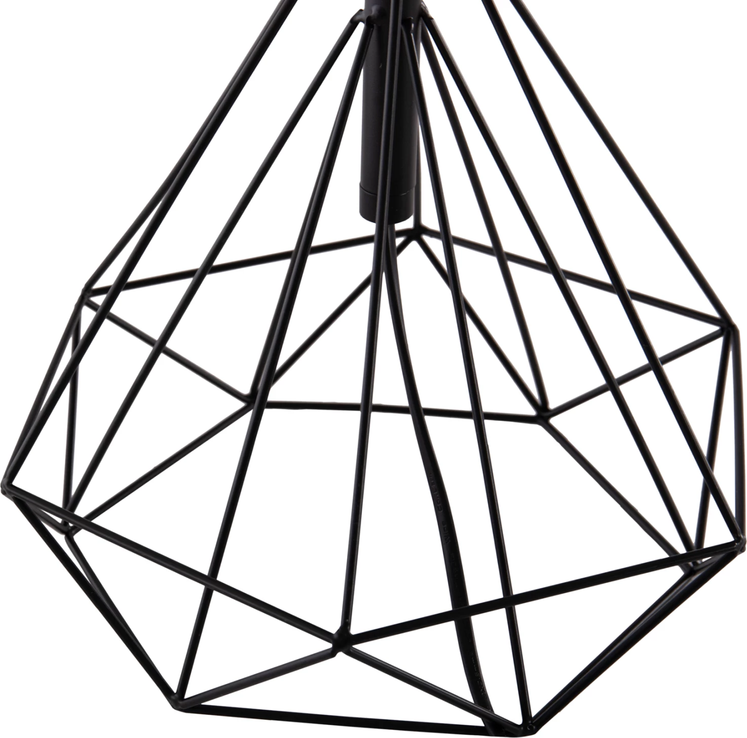 Llambë tavoline GEILO FH7416.11, metal i zi, kapak PVC i zi, 25x48.5cm 8