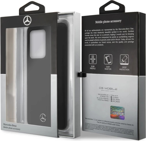 Mbështjellës Mercedes MEHCS69SILSB për Samsung Galaxy S20 Ultra, Silicone Line, i zi