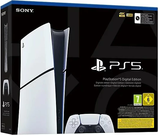 Konsolë lojërash Sony PlayStation 5 Slim Digital Edition 825GB SSD, 1 kontrollor, e bardhë