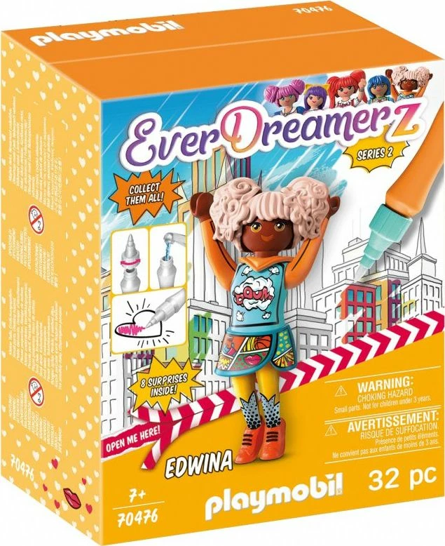 Set lodre Playmobil EverDreamerz Edwina Comic World 70476, 32 copë, 7+ vjeç