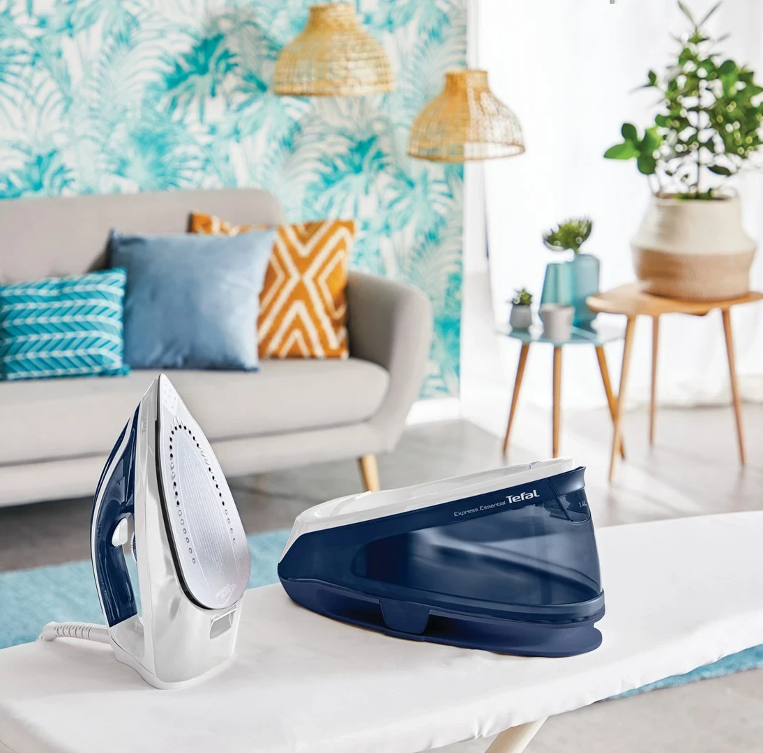 Hekur Tefal Express Essential SV6116, 2200 W, 1.4 L, Bardhë, Blu