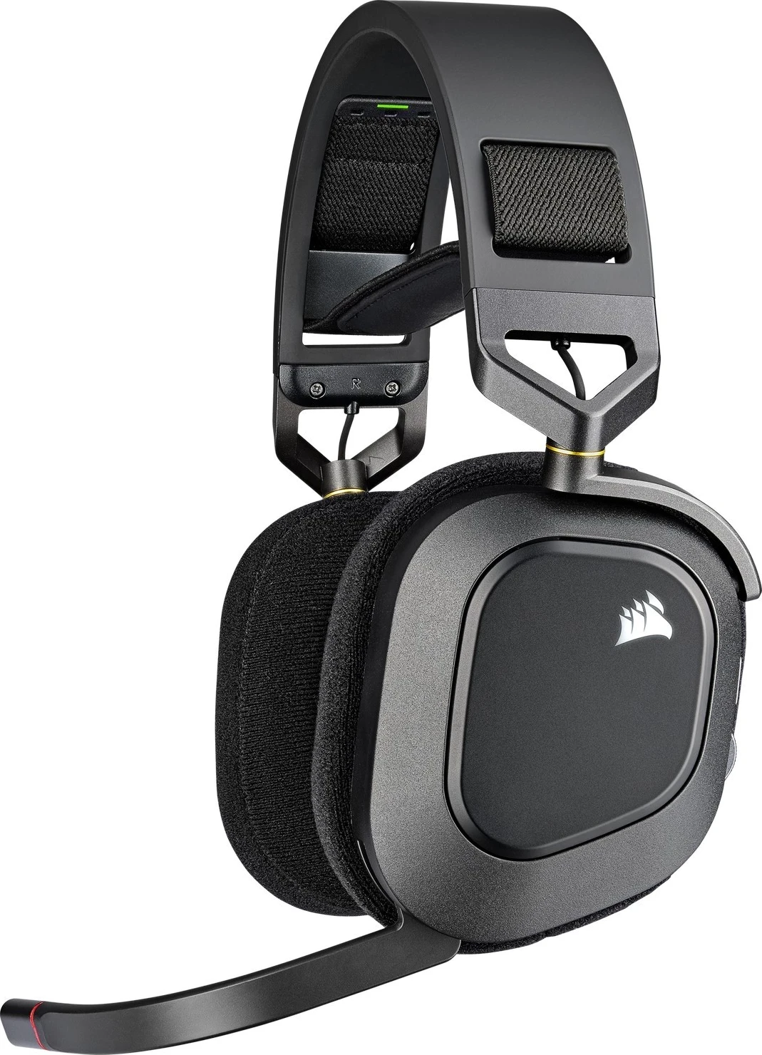 Kufje gaming Corsair HS80 RGB Wireless Carbon, pa kabllo, të zeza