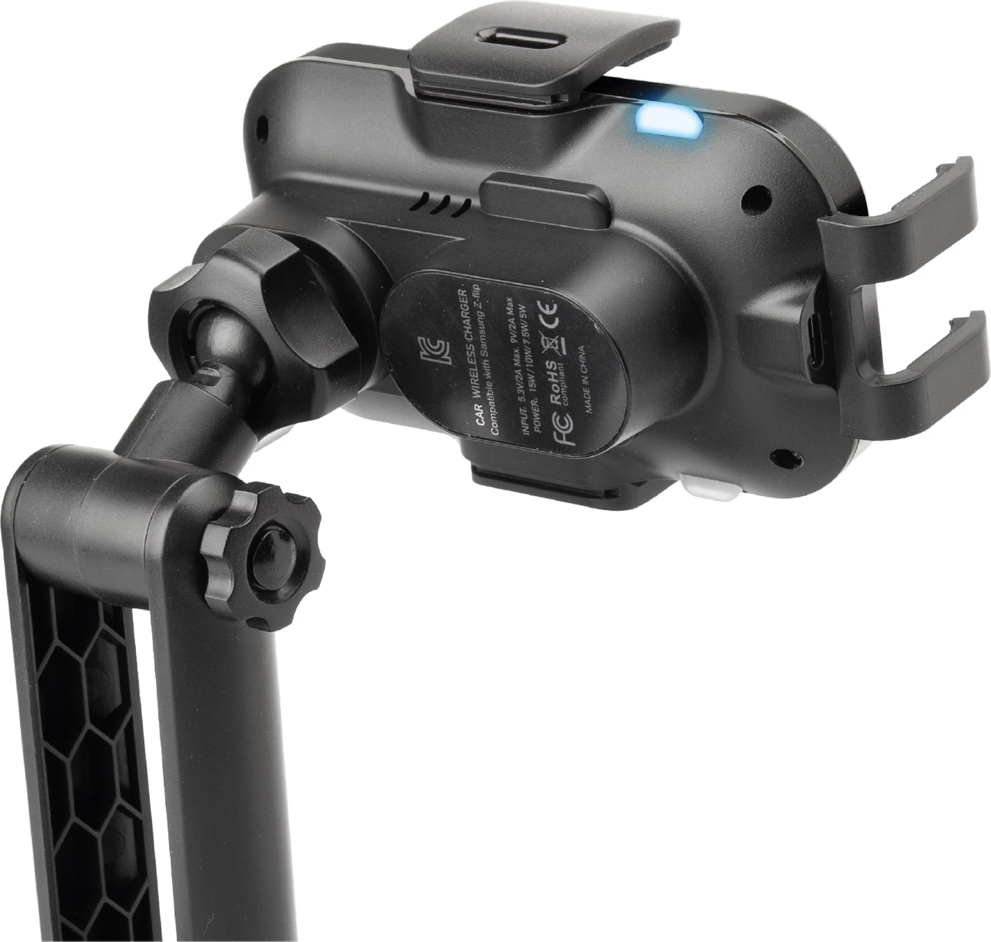 Mbajtës telefoni me karikim wireless SBS TESUPEXTWIR15W, 15W, i zi