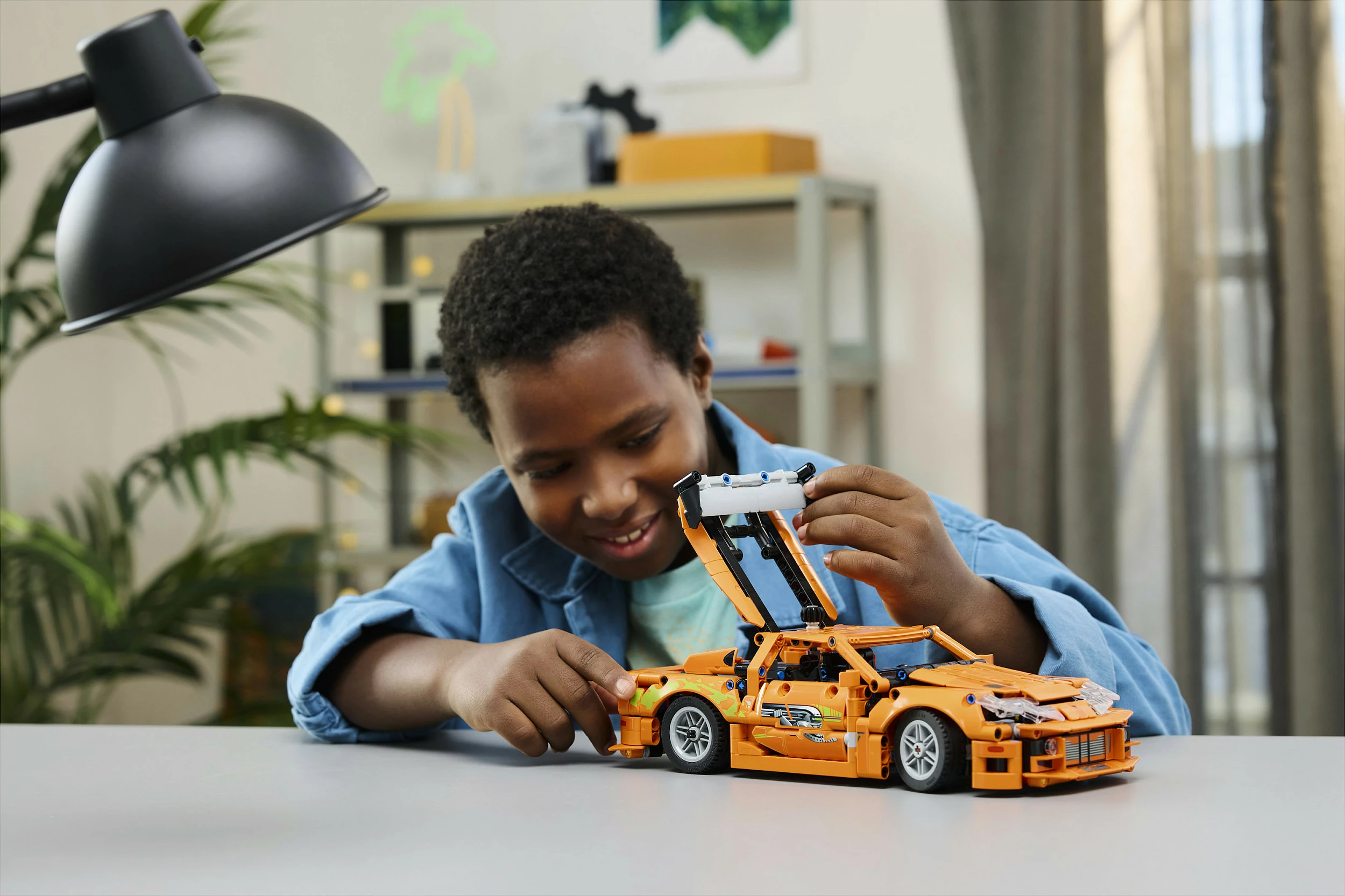 Set ndërtimi LEGO Fast and Furious Toyota Supra MK4, 810 pjesë, plastikë, shumëngjyrësh