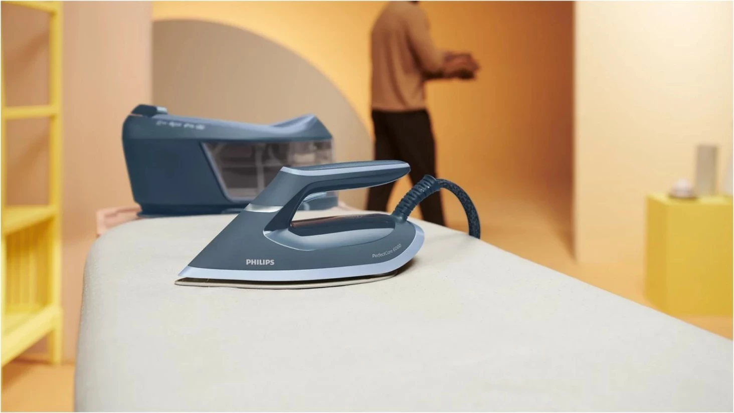 Hekur me avull Philips PerfectCare 6000 PSG6042/20, ngjyrë blu