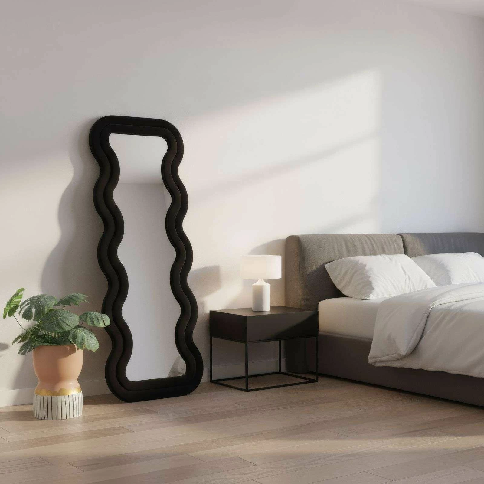 Pasqyrë Cheval, ngjyrë e zezë, Skye Decor, 65x170cm