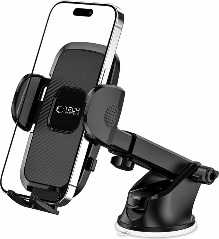 Mbajtës për celular Tech-Protect V3 për xham ose panel, i zi