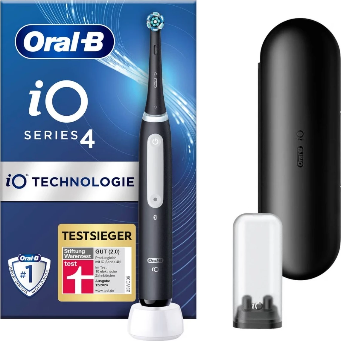 Furçë dhëmbësh elektrike, Oral-B iO4 415022 me iO Teknologji, e zezë mat