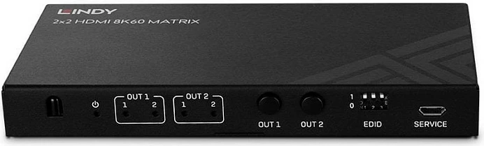 HDMI Matrix LINDY 2x2, 4K@60Hz