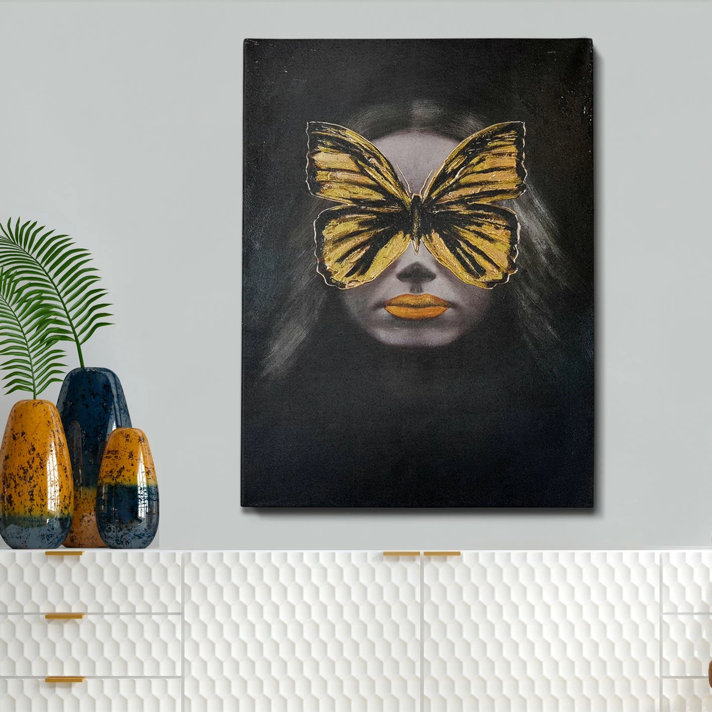 Pikturë dekorative me vaj Wallity, OPG2165512977, 50x70cm