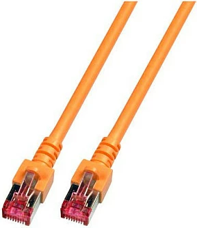 Kabllo rrjeti EFB RJ45 Cat6 S/FTP, 7.5m, LSZH, portokalli