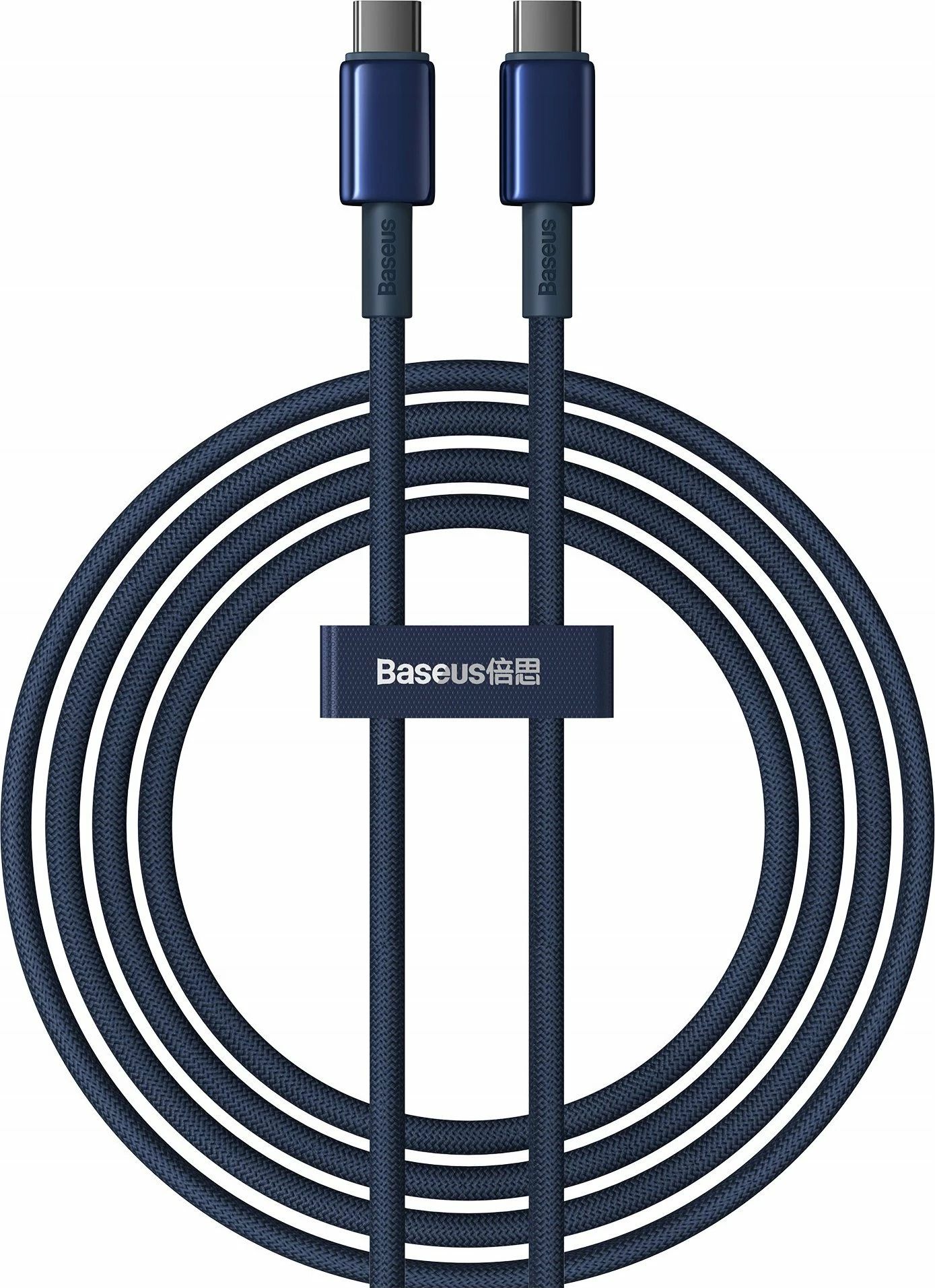 Kabllo USB-C në USB-C Baseus Tungsten Gold P10319800321-04 2m PD 100W 5A, kaltër