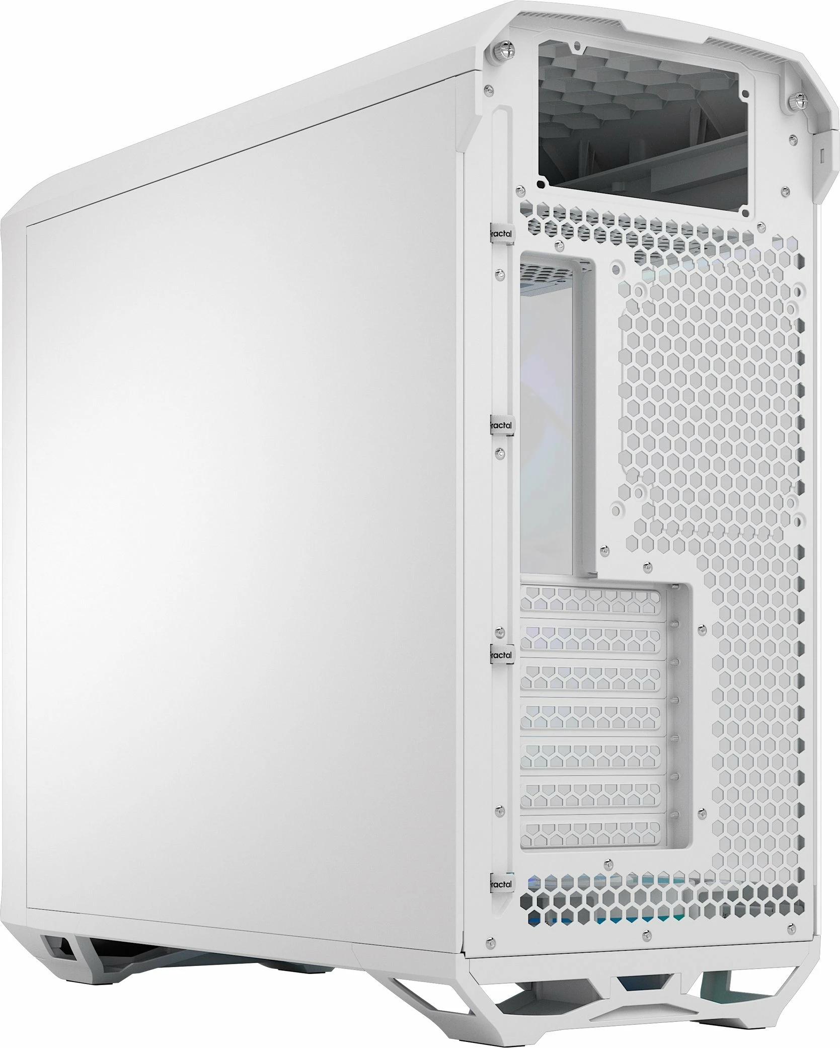 Kasë Fractal Design Torrent RGB TG Clear Tint (FD-C-TOR1A-07) Full Tower ATX/eATX, 5 ventilatorë, USB-C, e bardhë