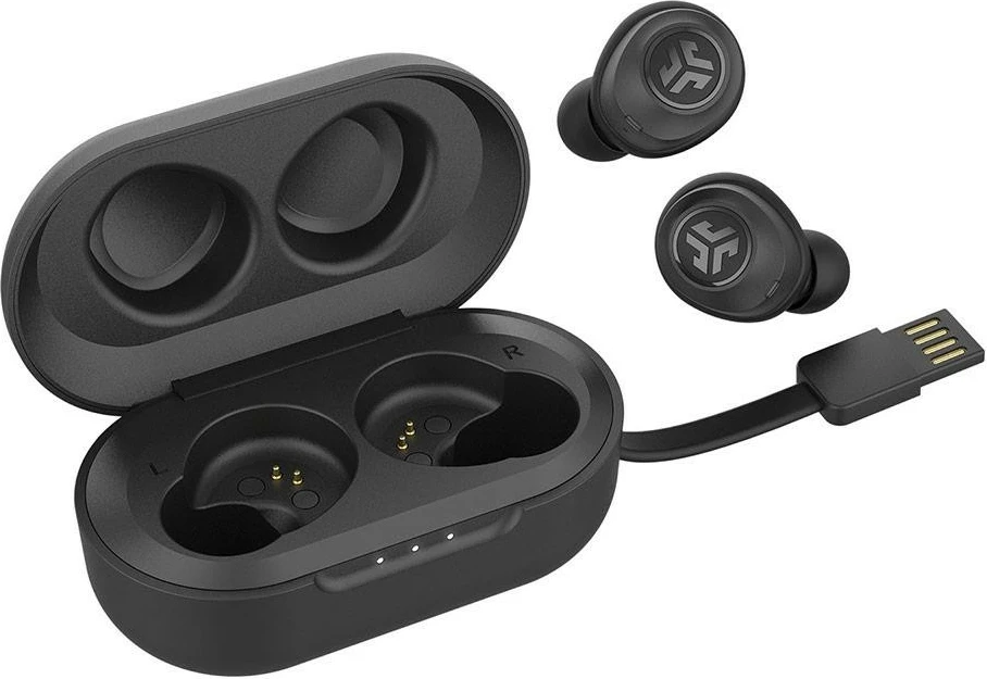 Kufje JLAB Audio JBuds Air TWS, Bluetooth, me kuti karikimi, të zeza