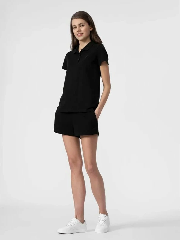 Maicë polo për femra 4F, e zezë [Madhësia: XS]