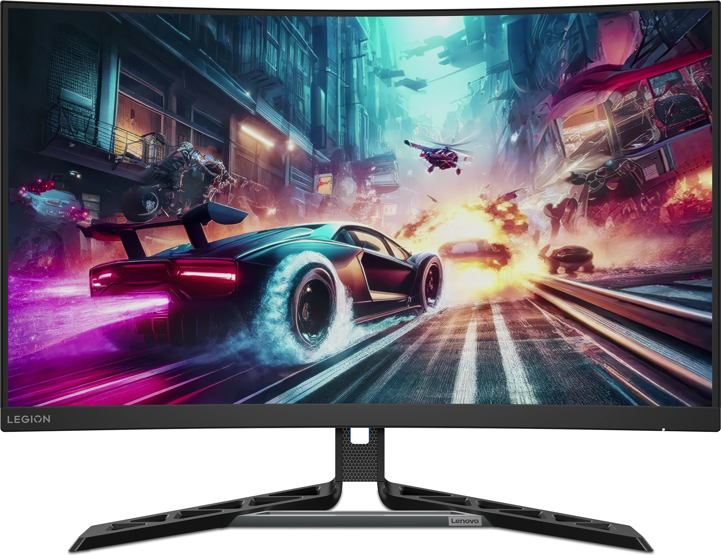 Monitor Lenovo Legion R32qc-30, 31.5 inç, Quad HD, 180Hz, Raven Black