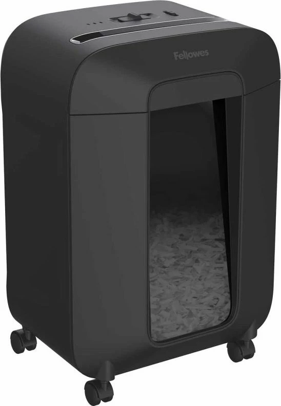 Shredder dokumentesh Fellowes LX85, 12 fletë, P-4, kosh 19 L, i zi