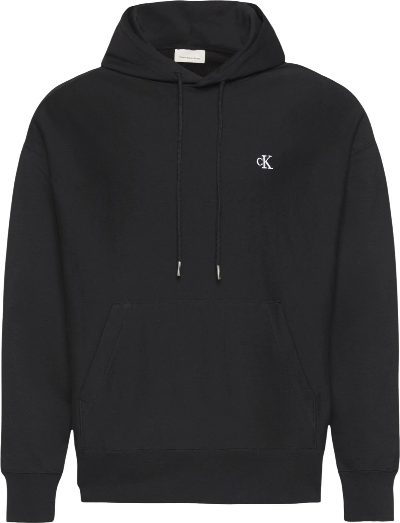 Duks me kapuç Calvin Klein Jeans PREMIUM TERRY MONOGR LV04RC278G për meshkuj, i zi [Madhësia: XXL]