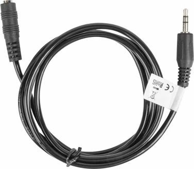 Kabllo audio zgjatues Lanberg CA-MJFJ-10CC-0015-BK, Jack 3.5mm (mashkull) - Jack 3.5mm (femër), 1.5 m, e zezë