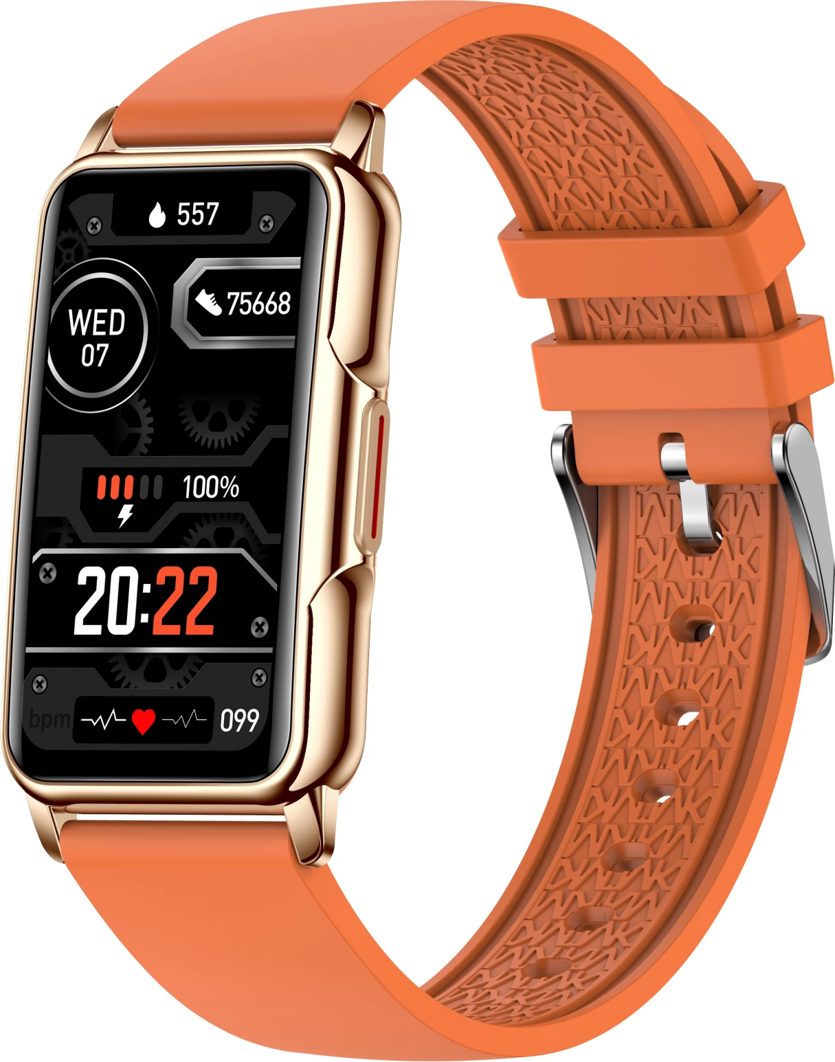 Smartwatch Moye Kronos Fit Buddy 1.47\" IP67 Bluetooth 5.0, portokalli