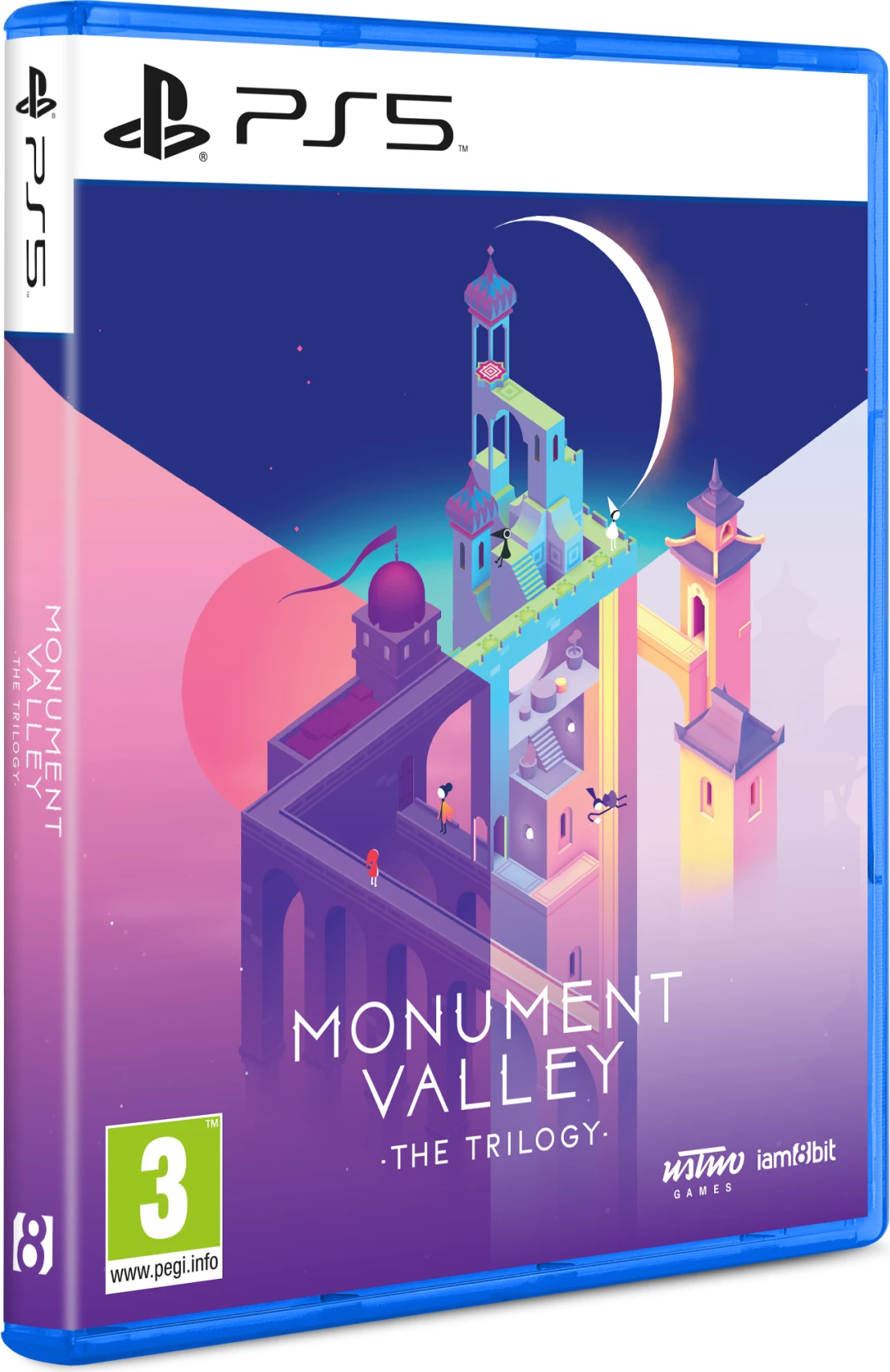 Lojë PS5 iam8bit Monument Valley: The Trilogy, edicion fizik me 6 kartolina arti