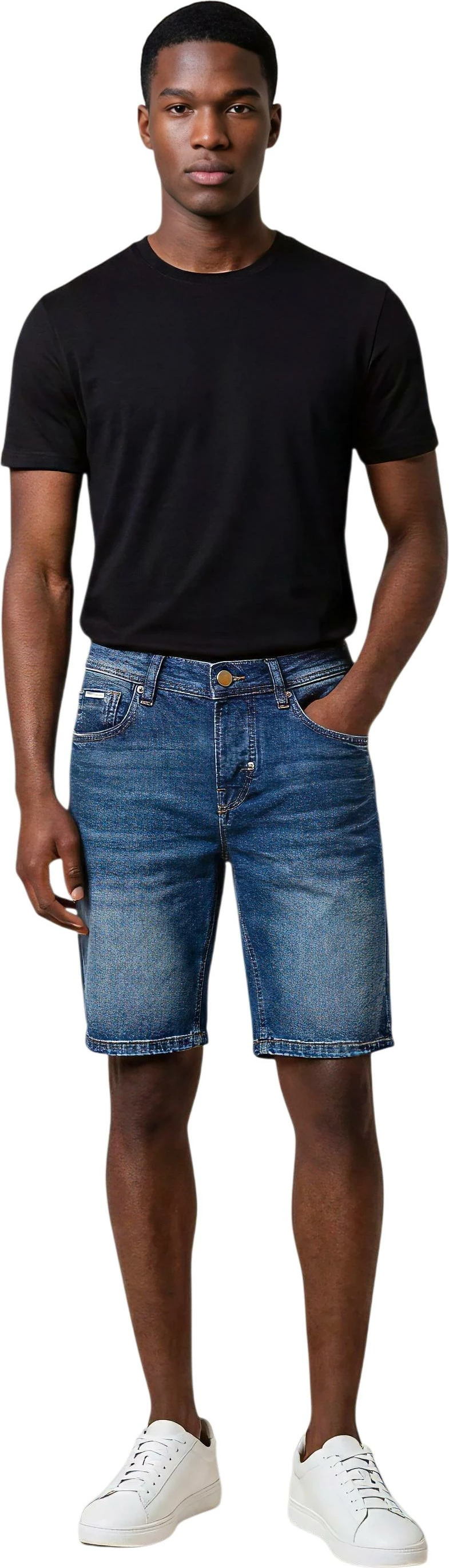 Shorce për meshkuj Antony Morato Argon Slim Fit MMDS00076-FA700169 W02256, denim [Madhësia: W28]