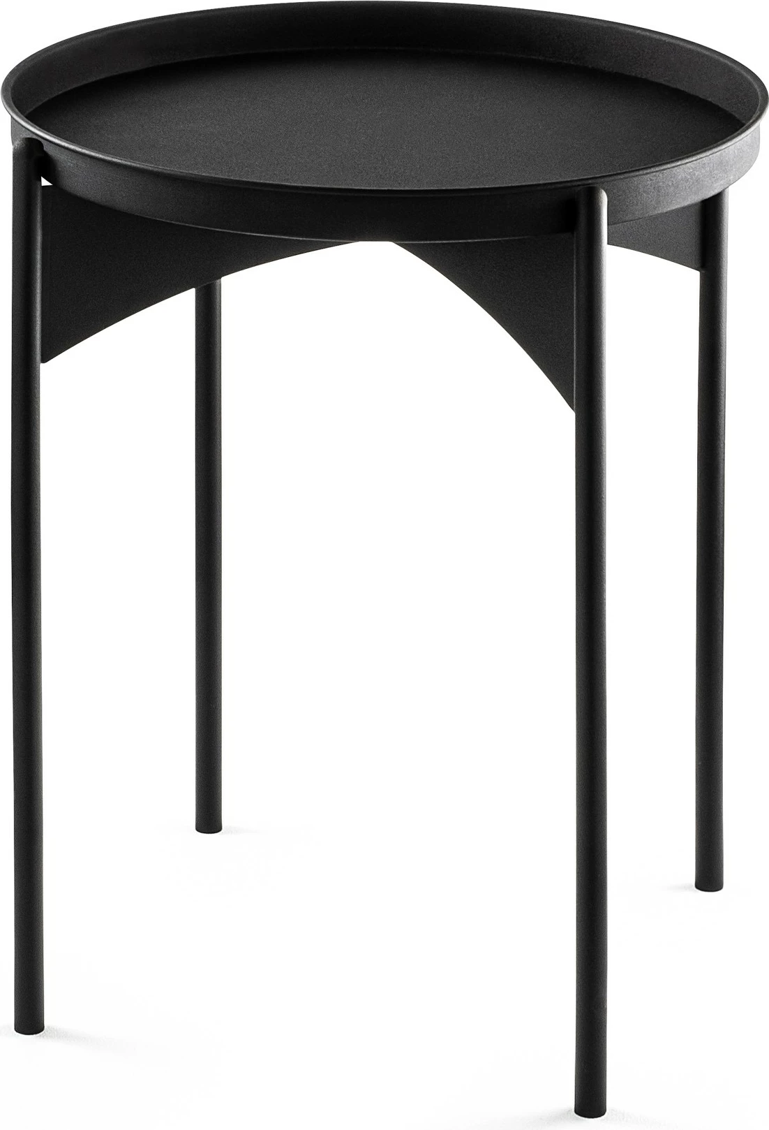 Tavolinë kafeje Hanah Home, SHB-002-A, e zezë, metal