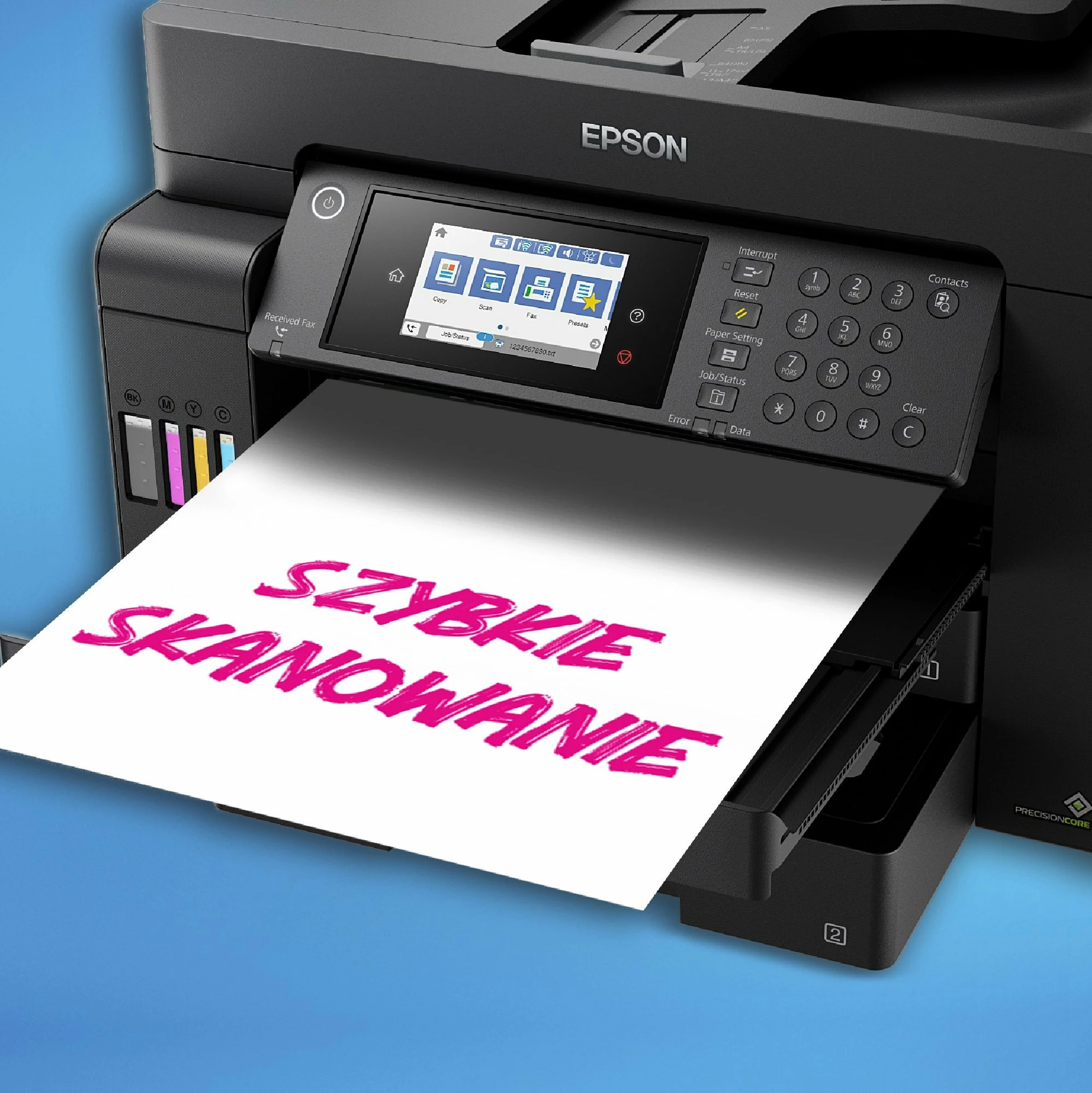 Printer multifunksional Epson EcoTank L15160 (C11CH71402) A3+ Wi-Fi Duplex ADF, i zi