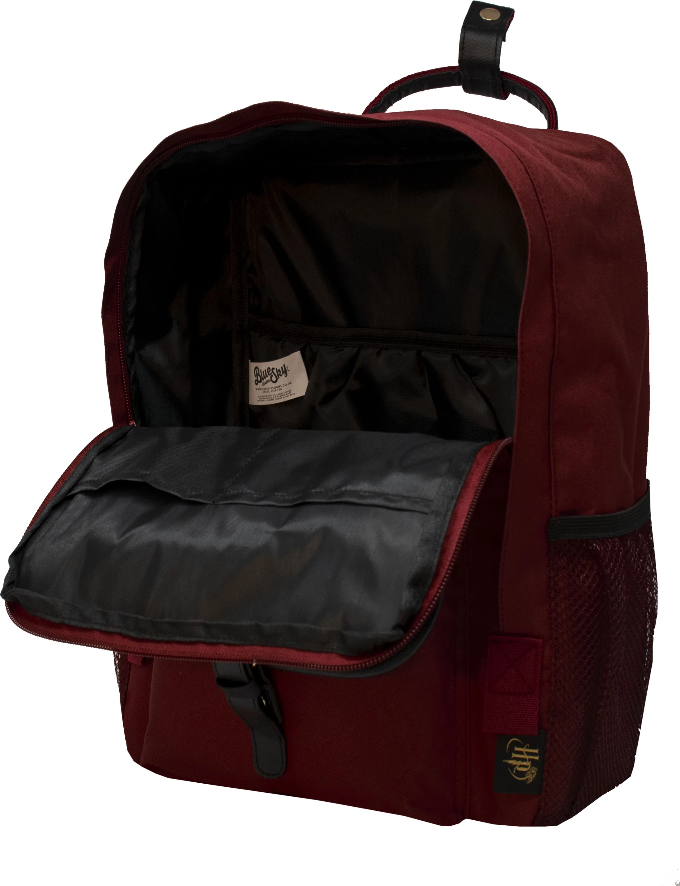 Çantë shpine BLUE SKY Harry Potter Premium Platform 9 ¾, ndarje për laptop, poliester 900D, burgundy